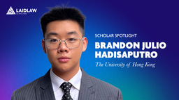 Scholar Spotlight - Brandon Julio Hadisaputro