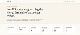 Data Center Energy Governance Database