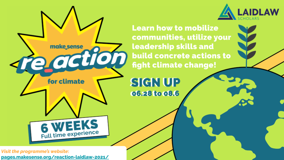⏰ LAST DAY to Apply for the Re_action for Climate Programme!