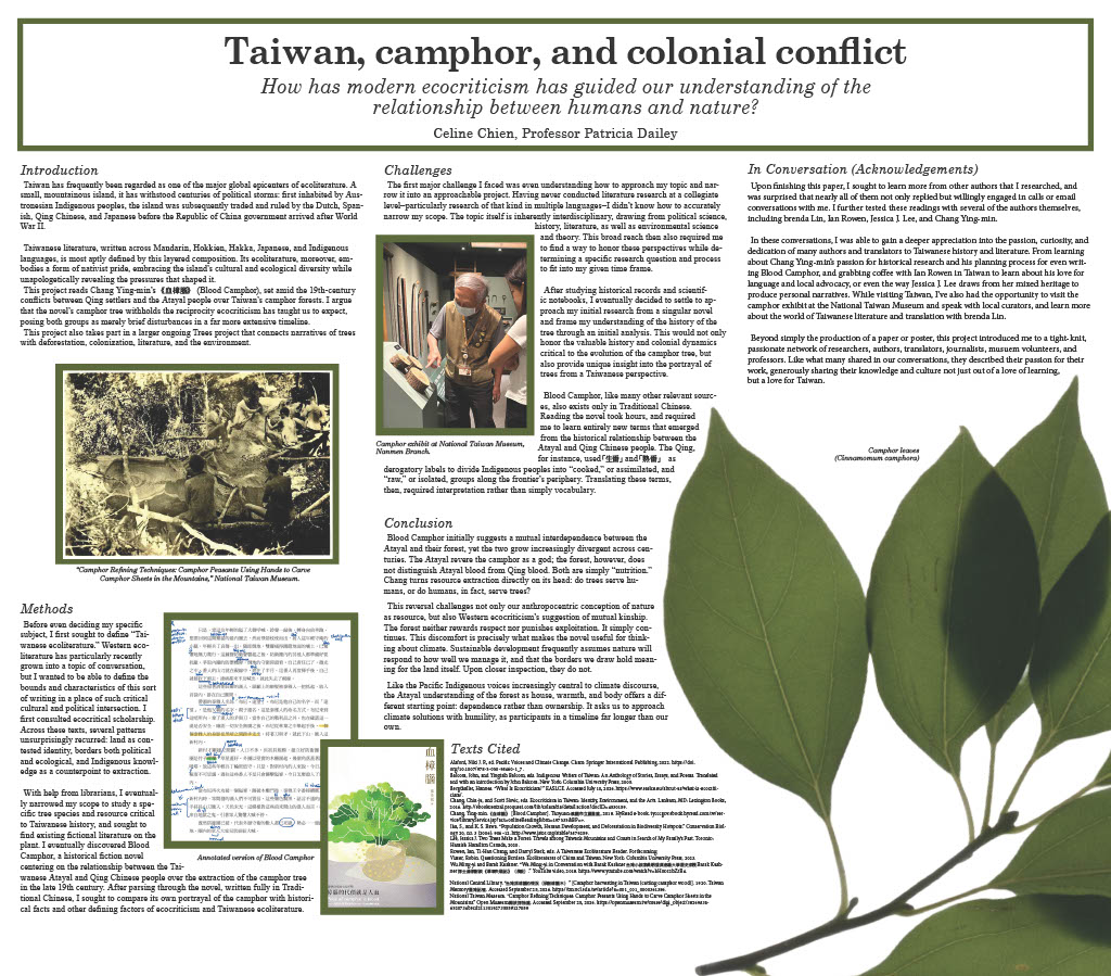 Poster: Taiwan, camphor, and colonial conflict
