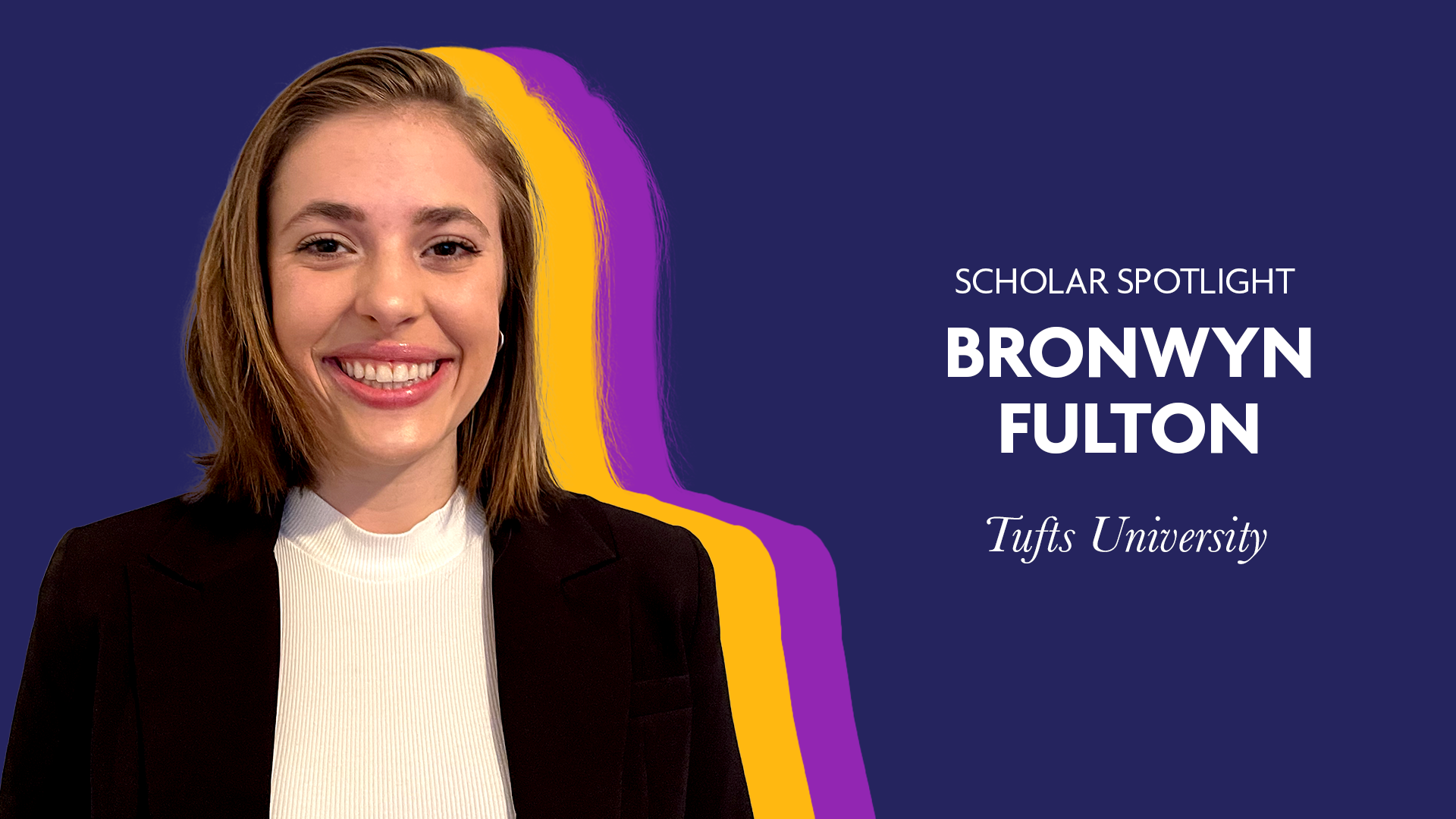 Scholar Spotlight - Bronwyn Fulton
